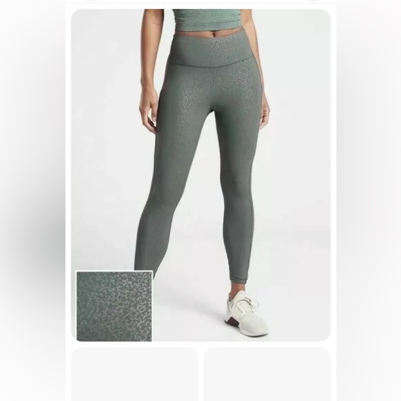 Pants - Women’s workout fitness Athleta Salutation leggings green xs & 4 sports Bras Med
